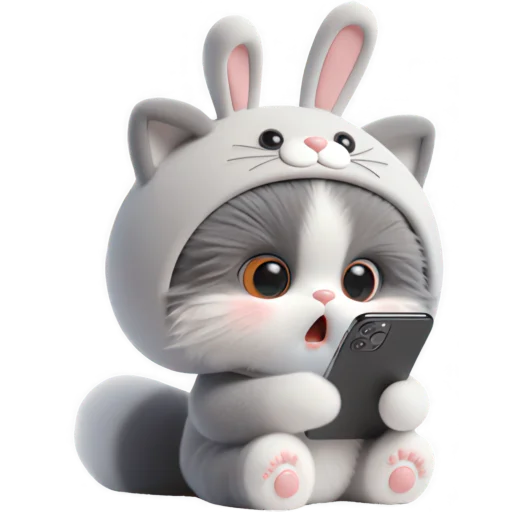 Стикер Маленький Ушастик