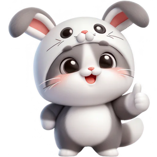 Стикер Маленький Ушастик