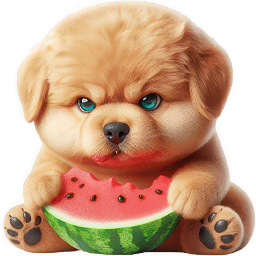 Стикер Маленький ретривер