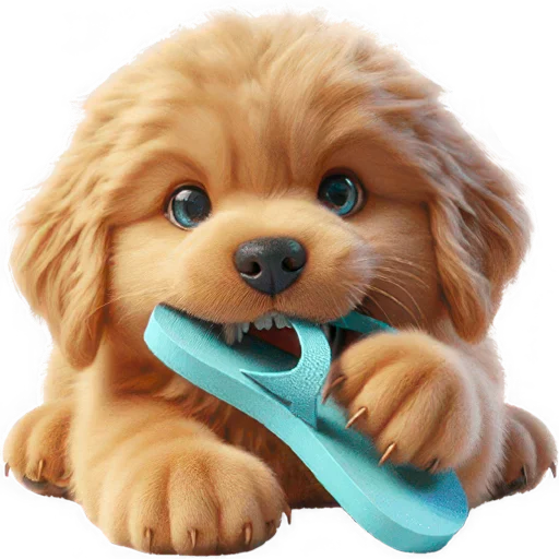 Стикер Маленький ретривер