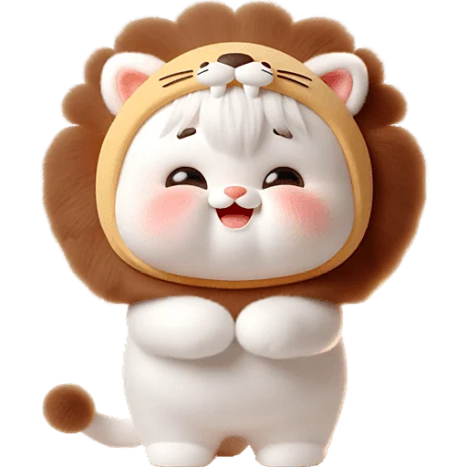 Стикер Котята львята