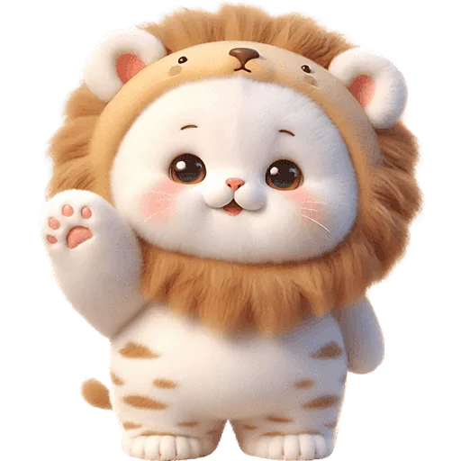 Стикер Котята львята