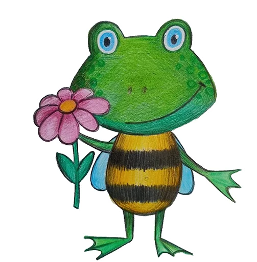 Стикер Лягушмель