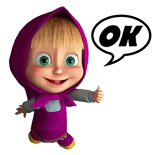 Стикер MASHA AND THE BEAR