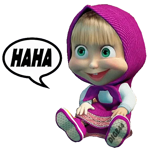 Стикер MASHA AND THE BEAR
