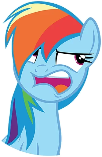 Стикер MLP Rainbow Dash