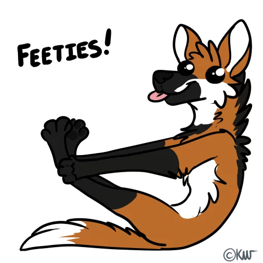 Стикер Maned Derp