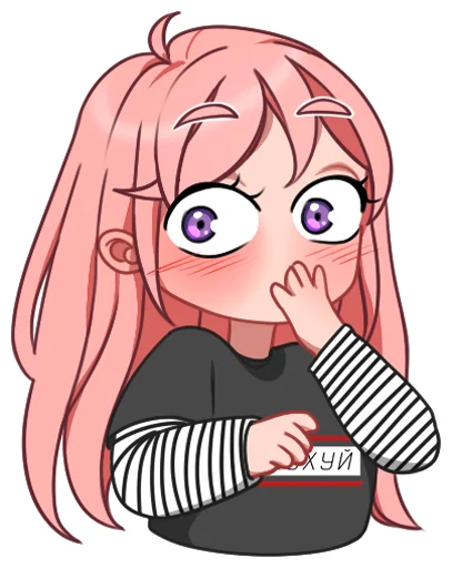 Стикер Маня Рефлай