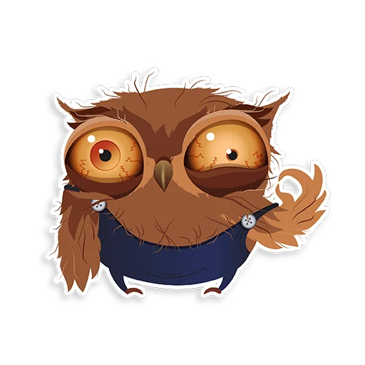 Стикер Marathon Owl