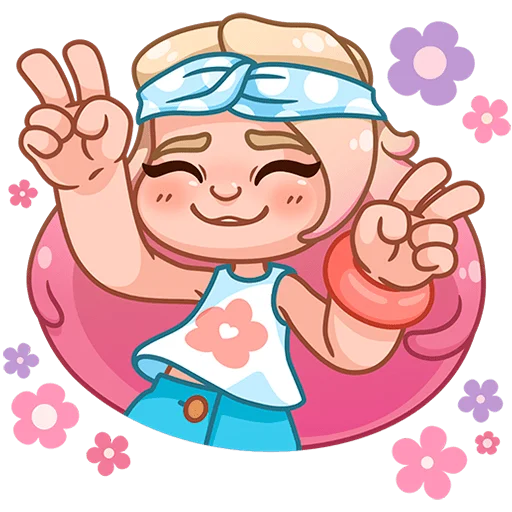 Стикер Маргаритка без текста