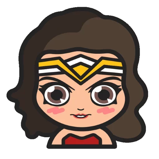 Стикер Marvel and DC