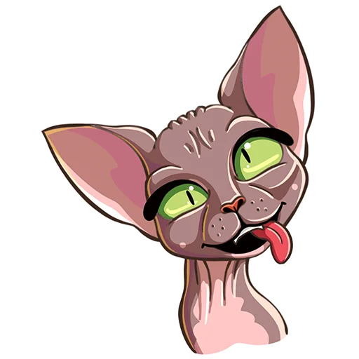 Стикер Маша Сфинкс