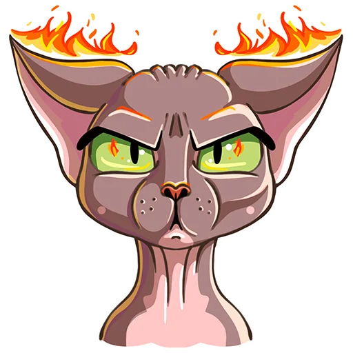 Стикер Маша Сфинкс