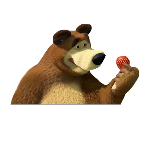 Стикер Маша и Медведь