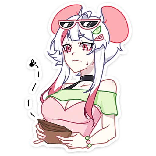 Стикер Мауси и Рен