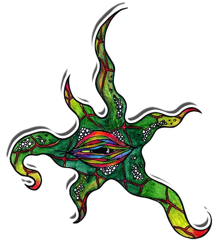 Стикер Слизняг