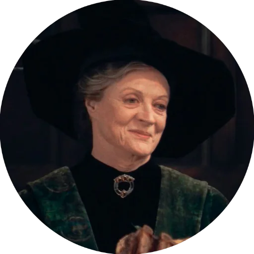 Стикер 😺Минерва МакГонагалл