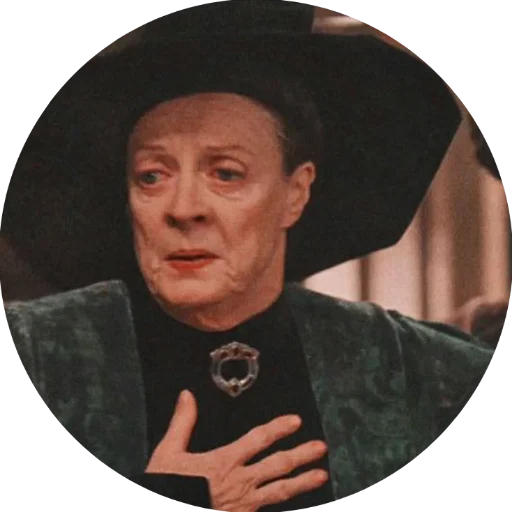 Стикер 😺Минерва МакГонагалл