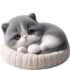 Стикер Котик Грей