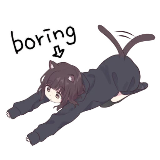 Стикер Menhera Chan