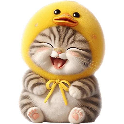 Стикер Мяу утка