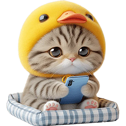 Стикер Мяу утка