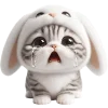 Эмодзи Мяу кролик