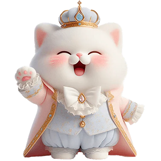 Стикер Мяу принцы