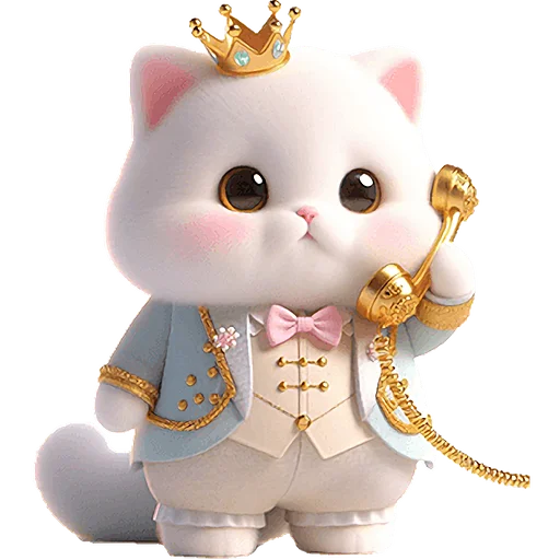 Стикер Мяу принцы