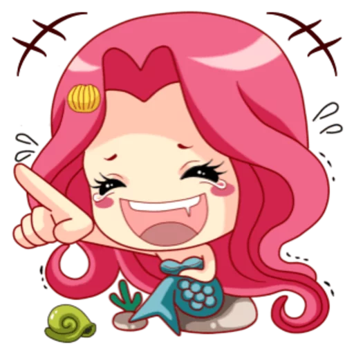 Стикер Mervenus : Sweet Mermaid Of The Sea