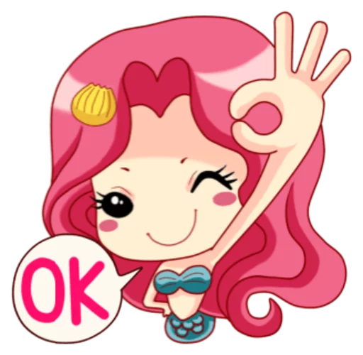 Стикер Mervenus : Sweet Mermaid Of The Sea