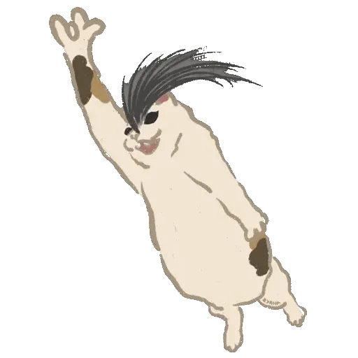 Стикер Metal cat