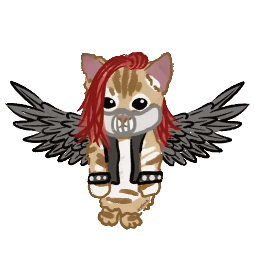 Стикер Metal cat