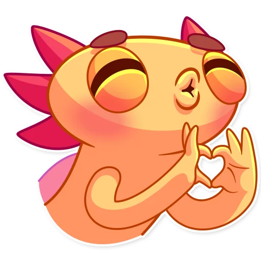 Стикер Mexican Axolotl
