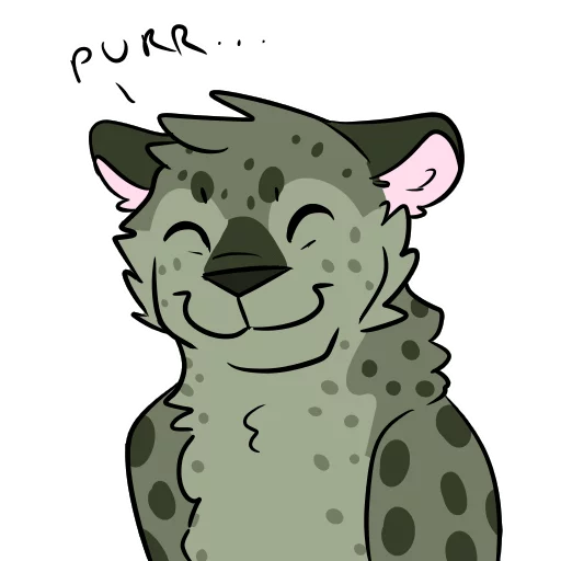 Стикер Midori Leopard