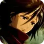 Эмодзи Mikasa Ackerman