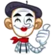 Стикер Mike The Mime