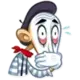 Стикер Mike The Mime