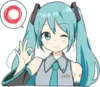 Стикер Hatsune Miku