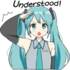 Стикер Hatsune Miku