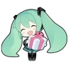 Эмодзи Hatsune Miku