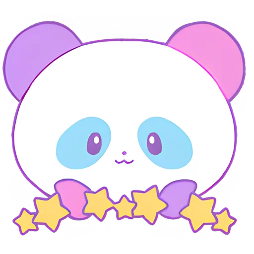 Стикер Милая панда