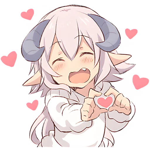 Стикер Милый барашик