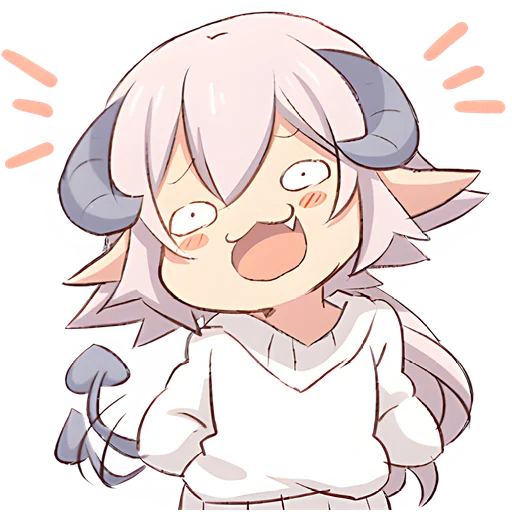 Стикер Милый барашик