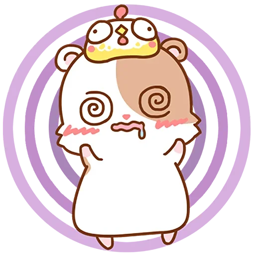 Стикер Милый хомяк