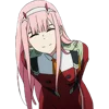 Эмодзи Darling in the Franxx