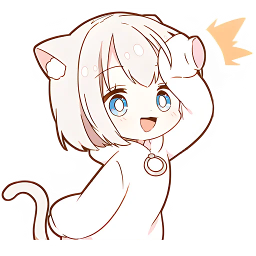 Стикер Мининеко чан