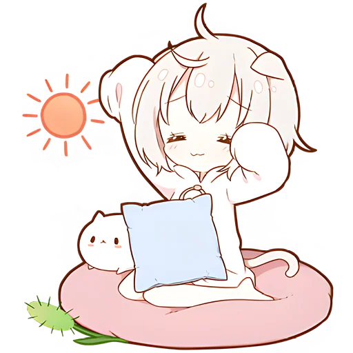 Стикер Мининеко чан