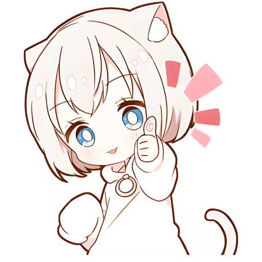 Стикер Мининеко чан