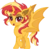 Эмодзи Pony bats
